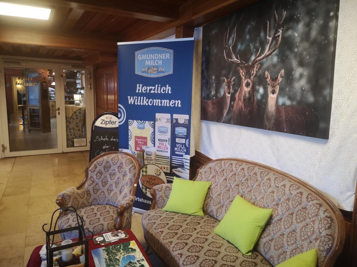 Hotel Wirt Z'Minsta Altmuenster Luaran gambar